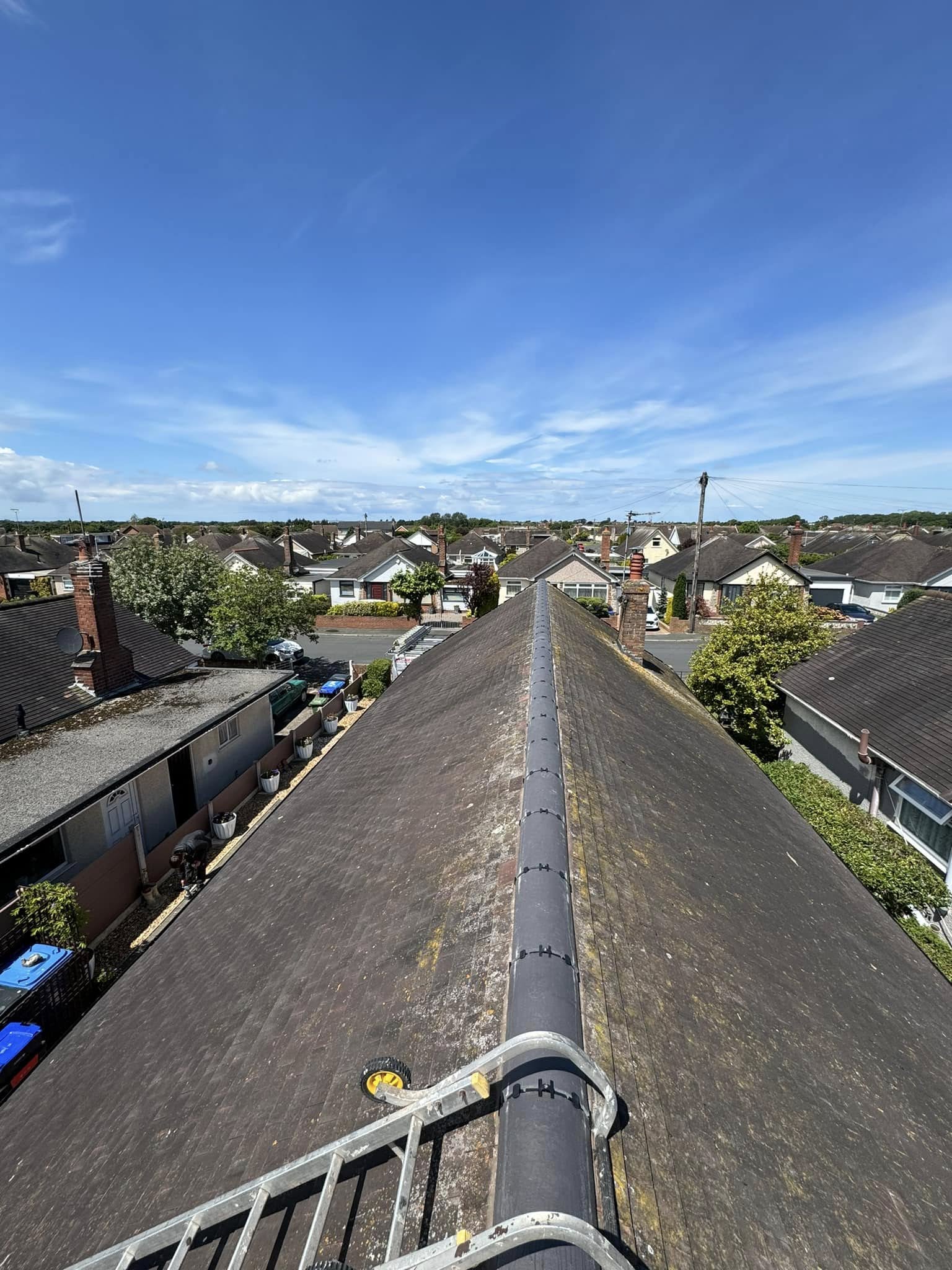 Existing Dry Ridge System Dry Ridge System Installation Rhuddlan, North Wales - KJB Roofing ...
